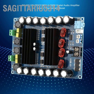 Sagittarius314 บอร์ดขยายเสียงดิจิทัล Dc 12V 24V Tpa3116D2 2*150W 2 ช่องทาง พร้อมบูสท์