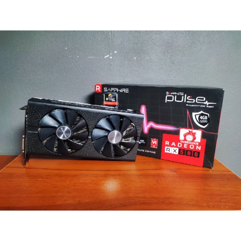 การ์ดจอ Sapphire rx580 Pulse 4Gb มือสอง