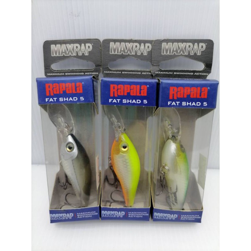เหยื่อ​Rapala​ MAX​RAP​ FAT​ SHAD​ 5