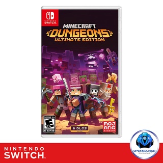 [พร้อมส่ง]Nintendo: Minecraft Dugeons Ultimate Edition (US Z1 แท้) แผ่นเกม สำหรับเครื่อง Nintendo Switch