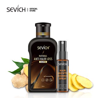 SEVICH แชมพูป้องกันผมร่วง 200ml / สเปรย์เซรั่มปลูกผม Hair Growth Spray 30ml