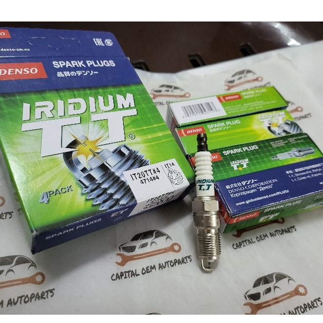 It20tt DENSO (1ชุด=4ชิ้น) IRIDIUM TT SPARK PLUG (GEN2 CAMPRO EXORA PREVE SATRIA NEO BLM PERSONA CAMP