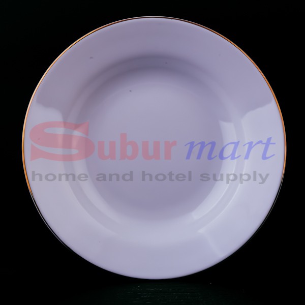 จานอาหารค่ําเว้า Indocermic PS9M-GS