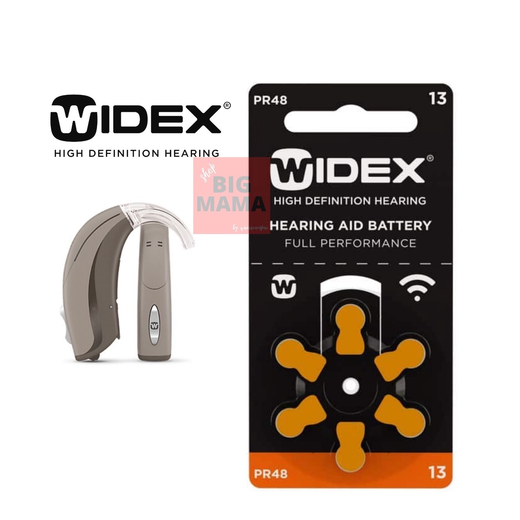 Widex A13 Pr48 ถ่านเครื่องช่วยฟัง เบอร์13 สีส้ม HearingAidBattery Size 13 (PR48) ราคา ถูกที่สุด ดีลบีเคเค แกลเลอรีภาพที่ 2