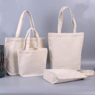 กระเป๋าสะพายไหล่กระเป๋าช็อปปิ้งแฟชั่นสําหรับสตรีผ้าใบ tote สีขาว 1 ชิ้น