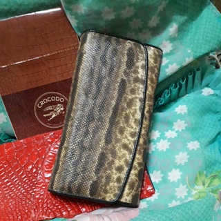 หนังงูงวงช้างแปลก อับดุล stingray long wallet purse กระเป๋าหนังงูงวงช้าง gucci