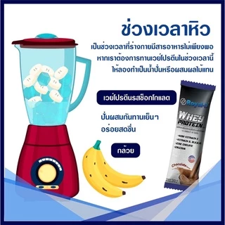Royal D Whey Protein เครื่องดื่มเวย์โปรตีน ตรารอแยล ดี