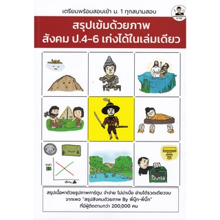 9789990155204|c111|สรุปเข้มด้วยภาพ สังคม ป.4-6 เก่งได้ในเล่มเดียว