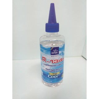 ราคาน้ำมันคอม R134A 200cc.ยี่ห้อ Air-expert สำหรับแอร์รถยนต์และตู้เย็น ตู้แช่ #600-51425/TH