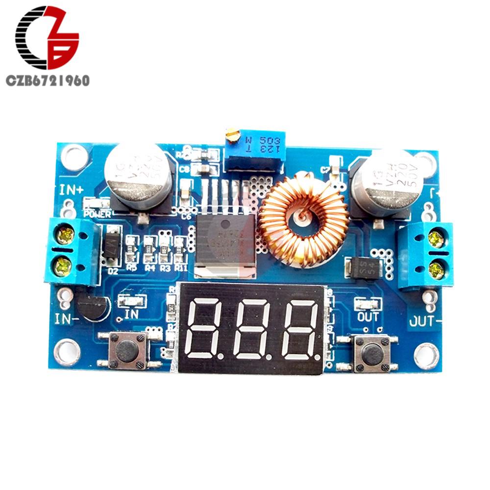 5A DC-DC Adjustable StepDown Buck Converter Power Transformer Voltage Regulator with LCD Digital Voltmeter Voltage Meter