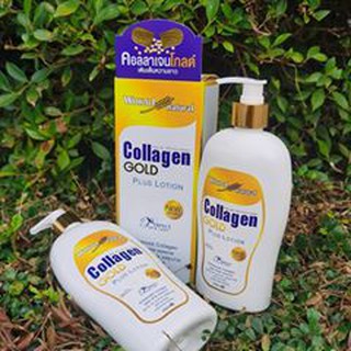 คอลลาเจนโกลด์โลชั่น ผิวขาวเนียนใส Collagen Gold Plus Lotion SPF 60 (500ml)