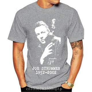 เสื้อยืดแขนสั้น ผ้าฝ้าย 100% พิมพ์ลาย Joe Strummer Tribute Wo TEE สําหรับผู้ชาย