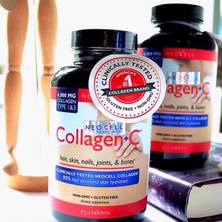 Neocell Super Collagen+ C 6,000 mg. 250 เม็ด คอลลาเจนอันดับ 1 จากอเมริกา