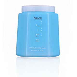 NIGAO Detoxify Boosted Mask ทรีทเม้นท์บำรุงผม (นวด,หมักผม) ใช้อบไอน้ำได้ ผมอ่อนแอจากสารเคมี ดัด ย้อม โกรก ยืด