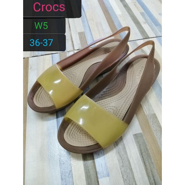 💞รองเท้า Crocs รัดส้นมือสองไซด์ W5/36-37😋
