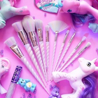 🦄 แปรงยูนิคอร์น 10 ชิ้น 🦄  เข้าใหม่ พร้อมส่งไม่ต้องรอ