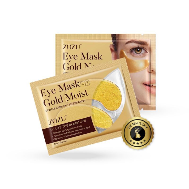 ZoZu Eye Mask Gold Nourishing แผ่นมาส์ก ใต้ตาสูตรคอลลาเจน ผสมทองคำ 24k ( 2 ชิ้้น 1 คู่ )