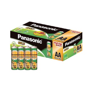 ถ่านพานาโซนิค ขายยกกล่อง ถ่าน Panasonic Gold 15 แพ็ค = 60 ก้อน  AA ถ่านพานาโซนิค ถ่าน3เอ ถ่านไฟฉาย ถ่านอย่างดี ถ่านเกรด