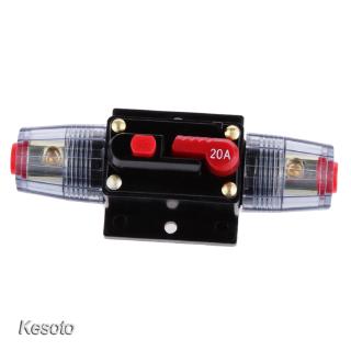 [KESOTO] 20A-300 Amp Manual Reset Circuit Breaker 12v/24v Car Auto Boat Audio Stereo Fuse