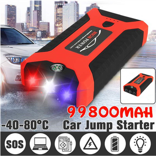 ธนาคารพลังงานรถยนต์，เครื่องจั๊มสตาร์ทฉุกเฉินรถ Jump Starter 99800mAh 12V รถ Jump Starter แบบพกพา USB Power Bank Battery