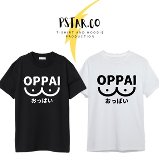 เสื้อยืดผ้าฝ้ายพรีเมี่ยม เสื้อยืด ผ้าฝ้าย พิมพ์ลายอนิเมะ One Punch Man Oppai SAITAMA ยุค 24s สําหรับผู้ชายเสื้อยืดอินเทร