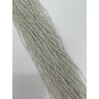 Grey moonstone beads ลูกปัดมูนสโตนสีเทา