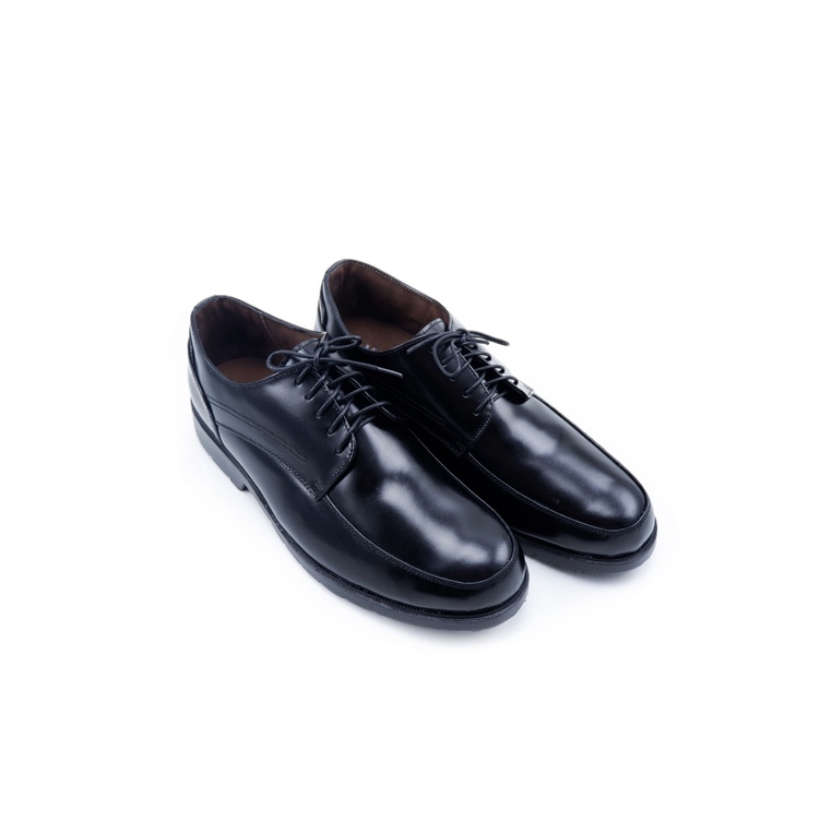 MANWOOD รองเท้าคัชชู หนังแท้ รุ่น DE3098-51 สีดำ