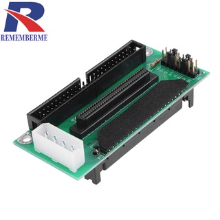 Scsi Sca 80Pin เป็น 68Pin เป็น 50Pin Ide ฮาร์ดดิสก์อะแดปเตอร์แปลงการ์ดบอร์ด