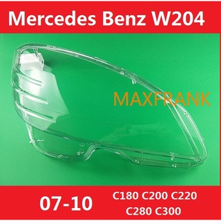 ฝาครอบเลนส์กระจกไฟหน้า สําหรับ Mercedes Benz W204 C180 C200 C260 W204 2007-2010 เลนส์ไฟหน้า ฝาครอบไฟหน้า ฝาครอบเลนส์ กรอบเลนส์ไฟหน้ กรอบไฟ​หน้า OEM C - Class W204 รุ่น PRE-FACELIFT. HEADLAMP COVER  HEADLIGHT COVER  LENS HEAD LAMP COVER HEAD LIGHT COVER