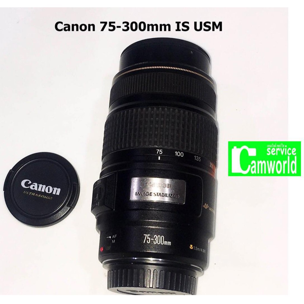 Canon Zoom Lens Ef 75 300mm F 4 5 6 Is ร นม ก นส น ม อ 2 สภาพด ใช งานได ปกต เช อถ อได ส นค าร บประก น 90 ว น Shopee Thailand