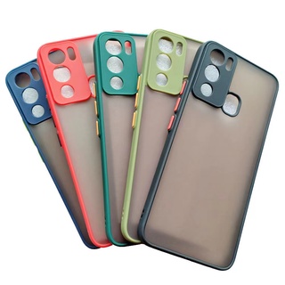 [ส่งจากประเทศไทย]  ขอบสีผิวด้าน Case Infinix Hot 12 / 12i / 12Play เคสกันกระแทก ขอบนิ่มหลังแข็ง เคสมือถือ