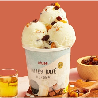 [MUSESS89 ลด130]Rum Raisin Ice Cream ไอศครีมรัมเรซิน