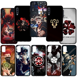 เคสโทรศัพท์มือถือแบบนิ่ม TPU ลายอะนิเมะ Black Clover E1-EC2 สําหรับ Xiaomi Redmi 10C 10A 9T 9A 7 Red mi