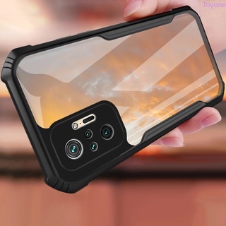 เคสโทรศัพท์แบบบางสีใสป้องกันคริสตัลสําหรับ Xiaomi Redmi Note 10 10S 9T Nfc 9 Power Poco X3 Pro M3 F3 Mi11 Lite