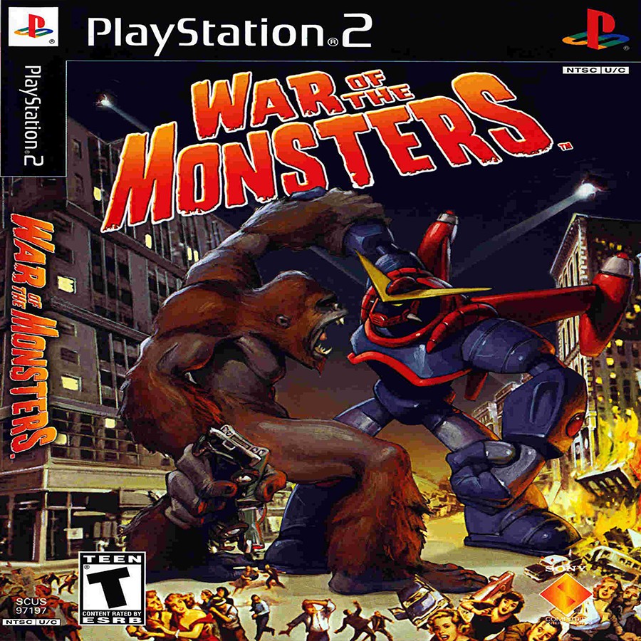 แผ่นเกมส์ PS2 (คุณภาพ) (จัดส่งไว) War of the Monsters (USA)