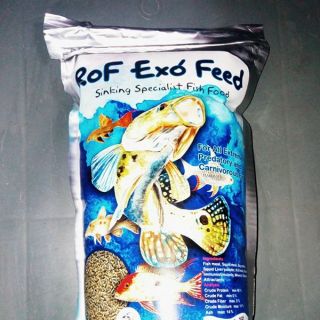 ขายอาหารปลา RoF Exo Feed ชนิดจมน้ำ น้ำหนัก 1300g.