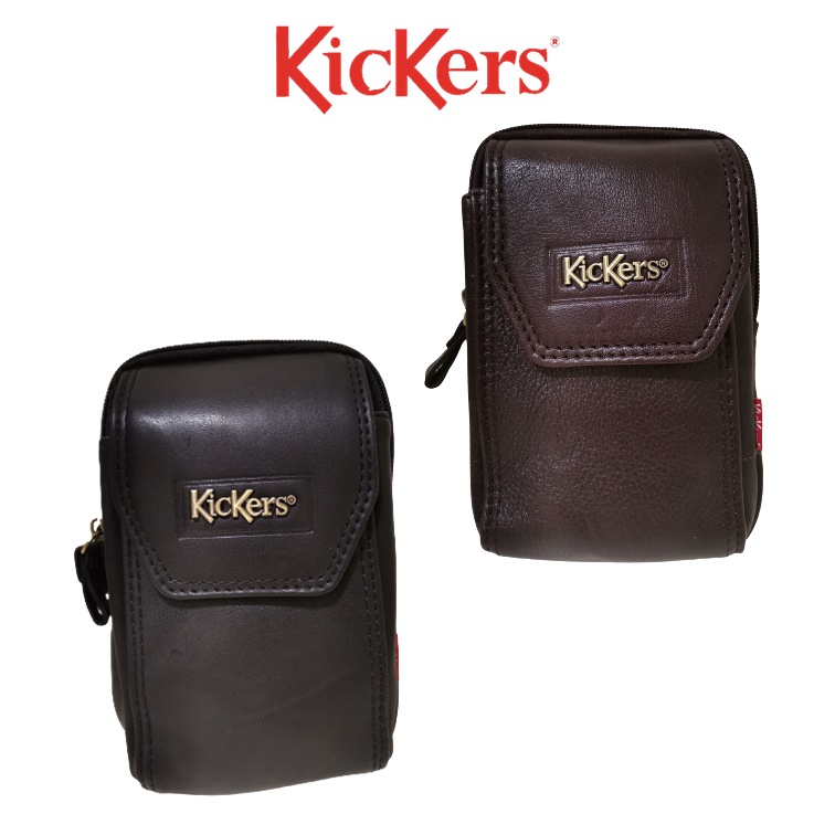 Kickers Leather Mini Waist Pouch Bag-89856