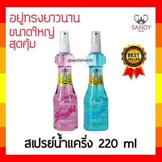 ขายดี!! สเปรย์น้ำแคริ่ง ไซส์ใหญ่ หัวฉีด 220ml สเปรย์เน็ท อยู่ทรงยาวนาน สำหรับทุกสภาพผม Caring Spray Net