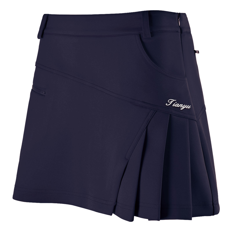 กระโปรงกอล ์ ฟ กระโปรงสุภาพสตรี กระโปรงเทนนิส ฤดูร ้ อน แบดมินตัน กีฬา Culottes ครึ ่ งกระโปรง