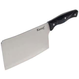 🔥แนะนำ!! K&amp;H คาซ่าโฮม มีดสับ รุ่น 0813H-111 FINO ขนาด 6.5 นิ้ว สีดำ Kitchen Knives &amp; Accessories