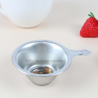 KITCHENWARE_NUMBER1 [พร้อมส่ง] ที่กรองชาตาข่ายถี่สำหรับวางบนปากแก้ว