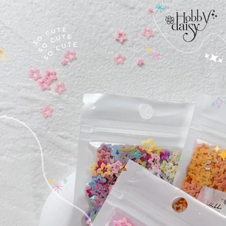 เลื่อมกลิตเตอร์รูปดาว แบบกลวง Hollow Stars เหมาะสำหรับตกแต่ง DIY เรซิ่น