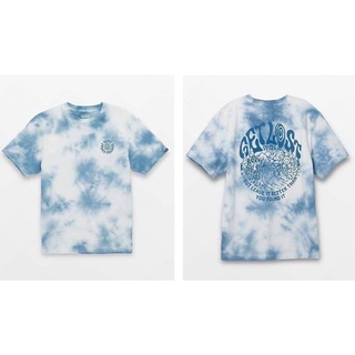 Vans x Parks Project Kids Get Lost Blue &amp; White Tie Dye T-Shirt เสื้อแวนส์มัดย้อมหล่อที่สุดแล้ว