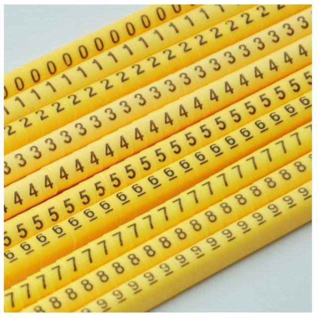 Cable Markers EC-2 เคเบิ้ลมาร์คเกอร์ มีเบอร์ 0-9 / A-Z