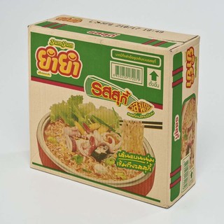 ยำยำ เส้นแบน รสสุกี้ 50 กรัม x30 ชิ้น  อาหารแห้ง