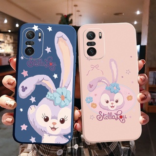 เคสโทรศัพท์มือถือแบบนิ่ม ขอบสี่เหลี่ยม ลาย StellaLou สําหรับ Xiaomi Redmi Note 10 Pro 9S 9A POCO X3 NFC M3 Pro 5G