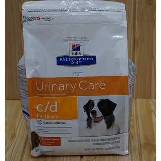 [Hills] c/d multicare อาหารสูตร ควบคุมทางเดินปัสสาวะ สำหรับสุนัข แบบเม็ด 1.8kg