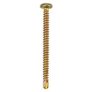 SELF-DRILLING SCREW FITT TP 8X2" 10EA สกรูปลายสว่าน TP 8X2 นิ้ว FITT 10 ตัว สกรู, น๊อตและแหวน อุปกรณ์ยึดติด เครื่องมือช่