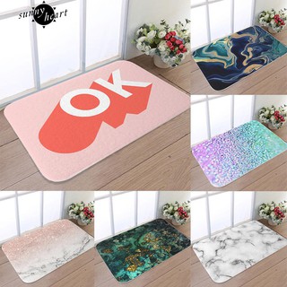 ❣ ปูพื้นด้วยหินอ่อนทรงกลมที่แข็งแรงทนทาน 40x60 ซม. พื้นปูพรม Doormat Non Slip Bathroom