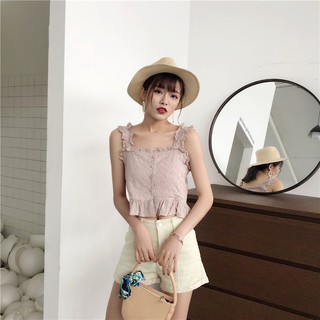 Nanda crochet crop